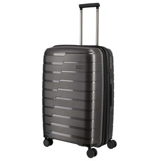 Большой чемодан Travelite AIR BASE на 105 л из полипропилена на 4 колесах Антрацит