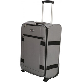 Enrico Benetti Orlando Grey S 30 л чемодан из полиэстера на 2 колесах серый