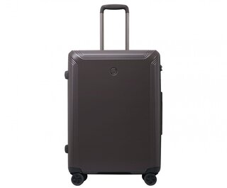 Echolac Civil 105 л чемодан из поликарбоната на 4 колесах серый
