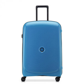 Большой чемодан Delsey Belmont на 102 л весом 4,7 из полипропилена Синий