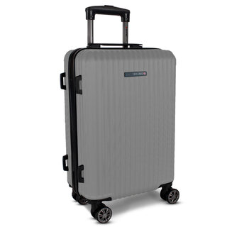Большой чемодан Swissbrand Riga 2.0 на 106 л весом 4,3 кг из пластика Серый
