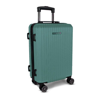 Средний чемодан Swissbrand Riga 2.0 на 72 л весом 3,4 кг из пластика Зеленый
