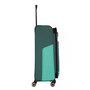 Большой тканевый чемодан Travelite Viia на 91/103 л весом 3,4 кг Зеленый