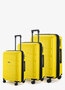 Комплект чемоданов V&amp;V Travel Peace из полипропилена Желтый
