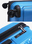 Комплект чемоданов V&amp;V Travel Peace из полипропилена Синий