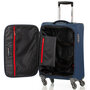 Большой тканевый чемодан Swissbrand Silkeborg на 103/113 л весом 4 кг Синий