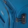 Большой тканевый чемодан Travelite Chios на 90/97 л весом 3,4 кг Синий