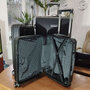 Большой чемодан Swissbrand Riga 2.0 на 106 л весом 4,3 кг из пластика Черный
