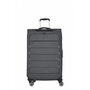 Ультралегкий тканевый чемодан Travelite Skaii весом 2,9 кг на 91/99 литров Антрацит