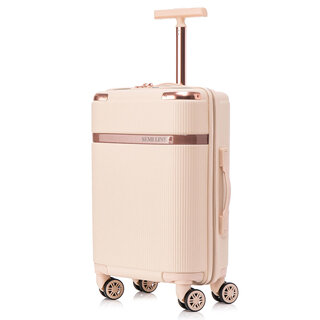 Малый чемодан Semi Line ручная кладь на 38 л весом 2,5 кг Ecru