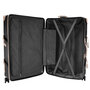 Винтажный большой чемодан Semi Line на 96 л весом 4,4 кг Черный