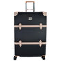 Винтажный большой чемодан Semi Line на 96 л весом 4,4 кг Черный
