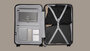 Средний чемодан Xiaomi Ninetygo PC на 64 литра из поликарбоната Синий
